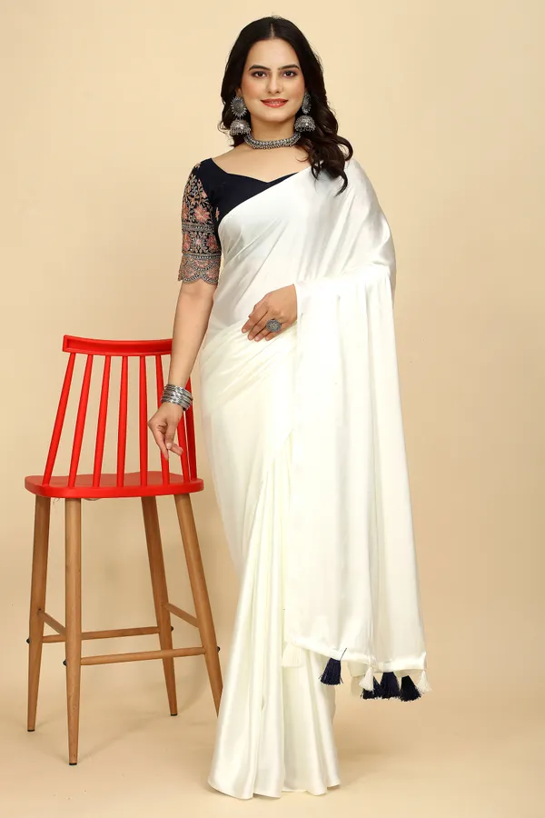 Black_Chiffon_Saree_With_Blouse_For_Women