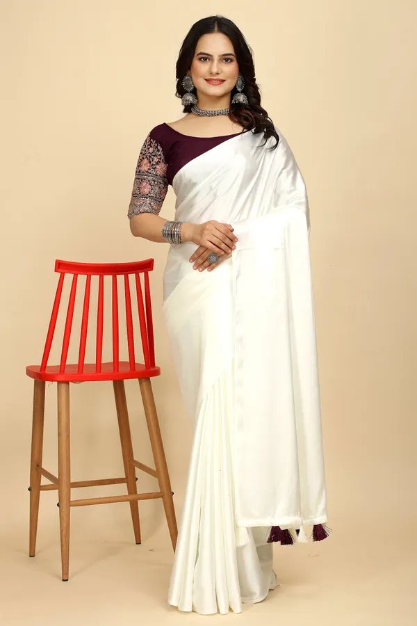 Purple_Chiffon_Saree_With_Blouse_For_Women