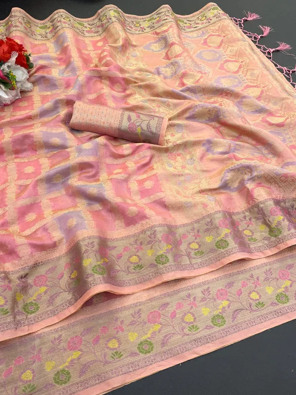 Pink_Premium_Banarasi_Silk_Saree_For_Women