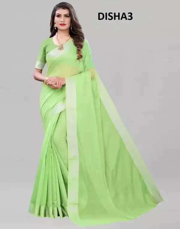 Green_Premium_Chanderi_Cotton_Saree_For_Women