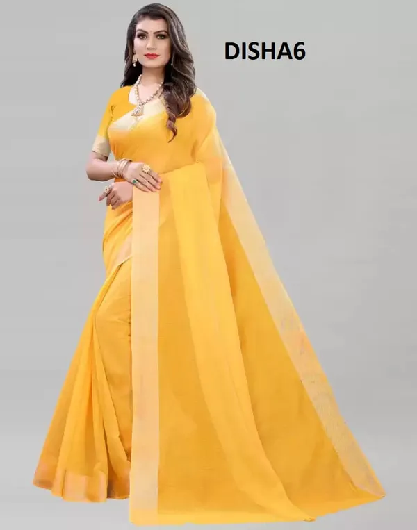 Yellow_Premium_Chanderi_Cotton_Saree_For_Women