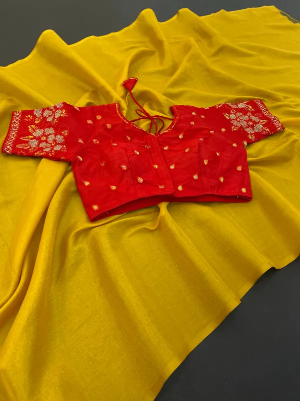 Yellow_Premium_Art_Silk_Saree_For_Women