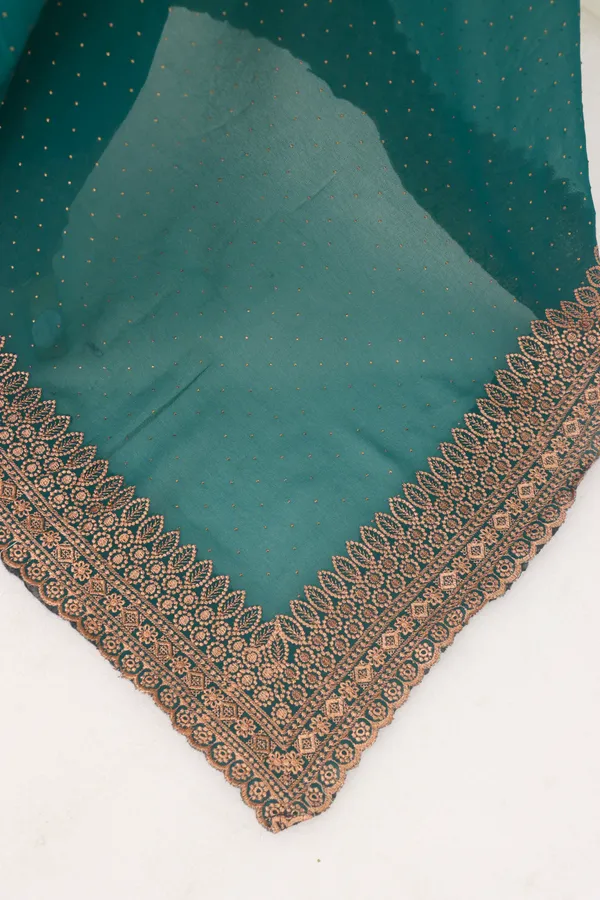 Green_Georgette_Traditional_Saree_For_Women