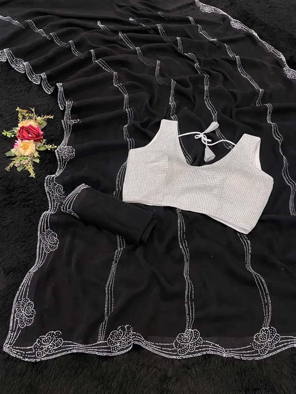Black_Premium_Art_Silk_Saree_For_Women