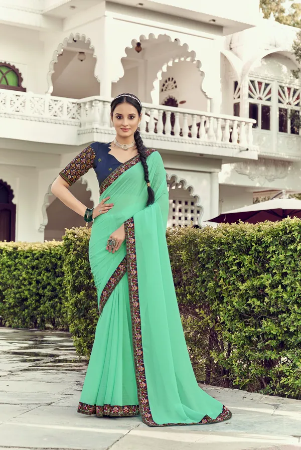 Mint_Green_Art_Silk_Traditional_Saree_For_Women