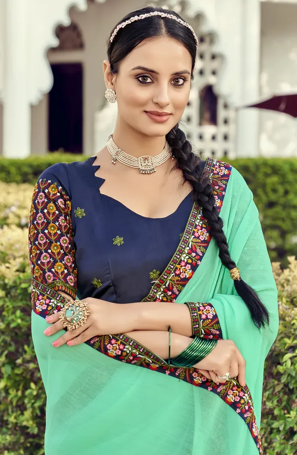 Mint_Green_Art_Silk_Traditional_Saree_For_Women