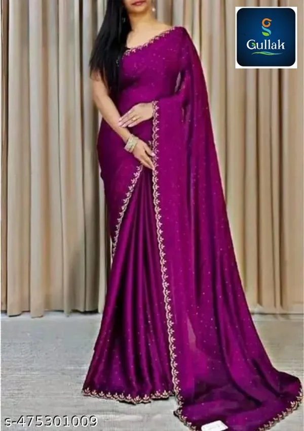Green_Premium_Georgette_Saree_For_Women