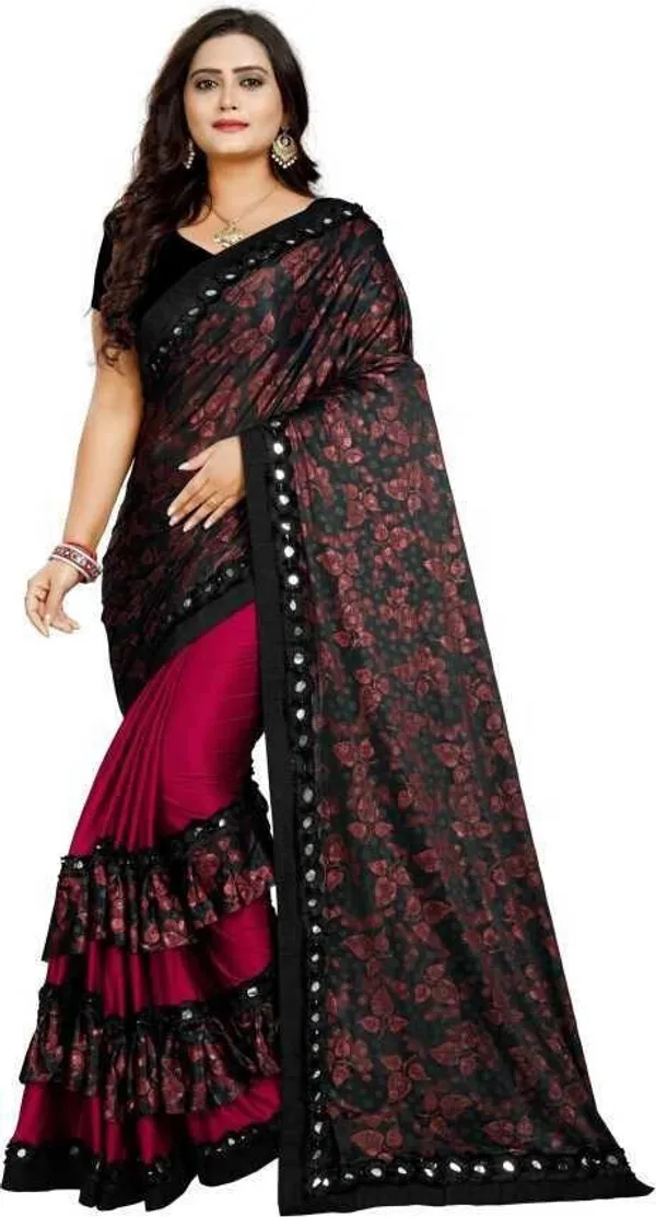Maroon_Lycra_Blend_Printed_Bollywood_Saree_For_Women