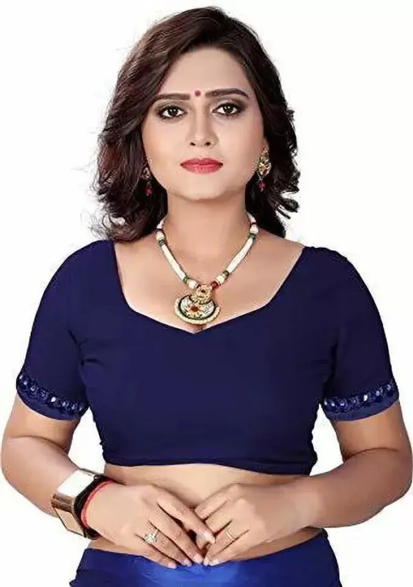 Dark_Blue_Lycra_Blend_Printed_Bollywood_Saree_For_Women