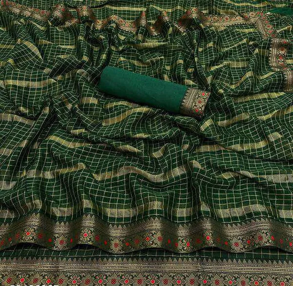 Multicolor_Viscose_Rayon_Self_Design_Chettinadu_Saree_For_Women