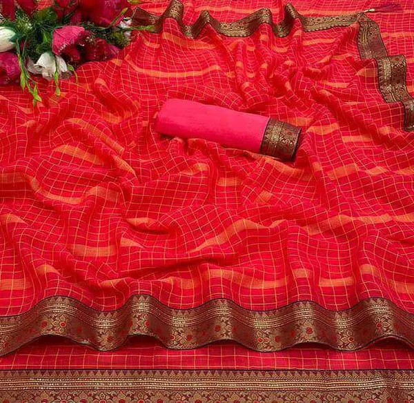 Multicolor_Viscose_Rayon_Self_Design_Chettinadu_Saree_For_Women