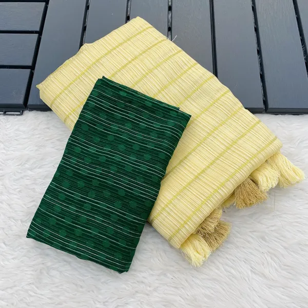 Yellow_Cotton_Blend_Woven_Bollywood_Saree_For_Women