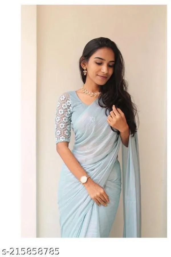 Light_Blue_Chiffon_Embroidered_Assam_Silk_Saree_For_Women