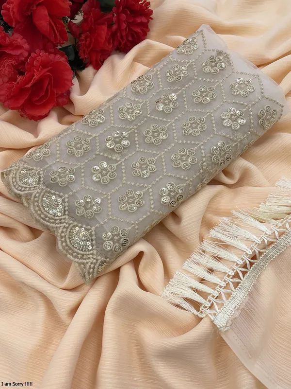 Cream_Chiffon_Embroidered_Assam_Silk_Saree_For_Women