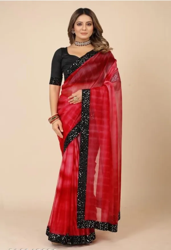 Red_Lycra_Blend_Printed_Bollywood_Saree_For_Women