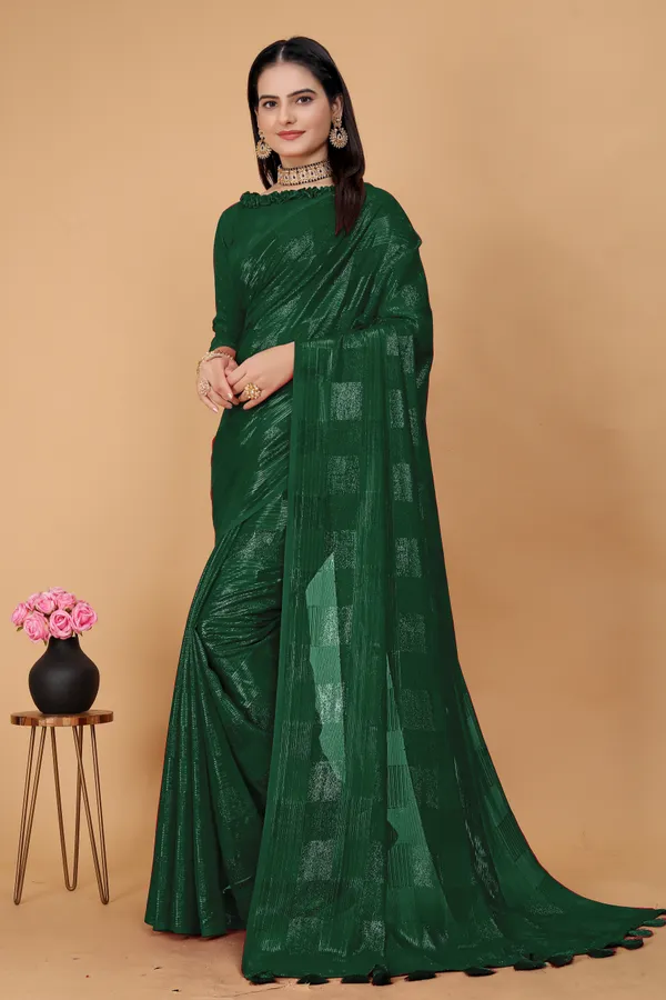 Multicolor_Jacquard_Self_Design_Bollywood_Saree_For_Women