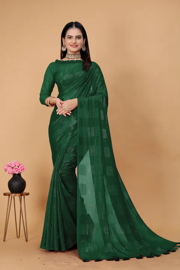 Multicolor_Jacquard_Self_Design_Bollywood_Saree_For_Women
