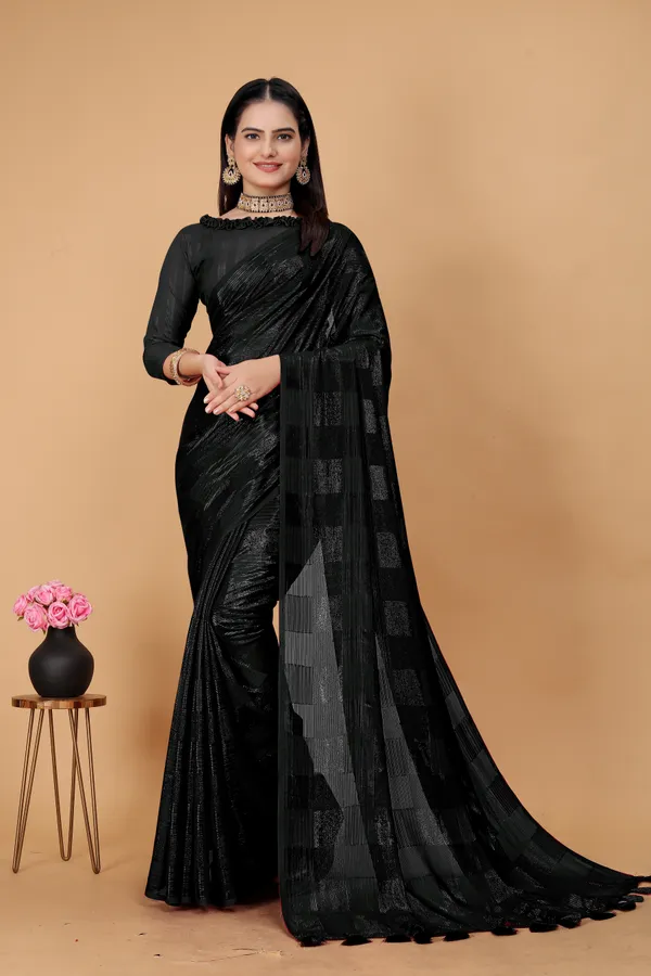 Multicolor_Jacquard_Self_Design_Bollywood_Saree_For_Women