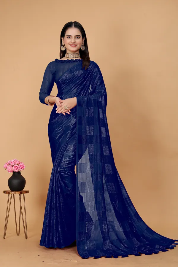 Multicolor_Jacquard_Self_Design_Bollywood_Saree_For_Women