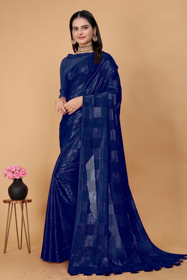 Multicolor_Jacquard_Self_Design_Bollywood_Saree_For_Women