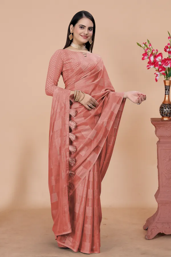 Multicolor_Jacquard_Self_Design_Bollywood_Saree_For_Women