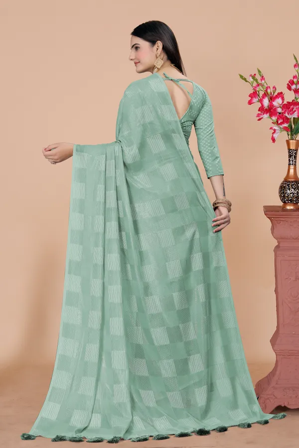 Multicolor_Jacquard_Self_Design_Bollywood_Saree_For_Women