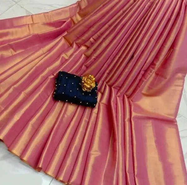 Pink_Polyester_Dyed_Ilkal_Saree_For_Women