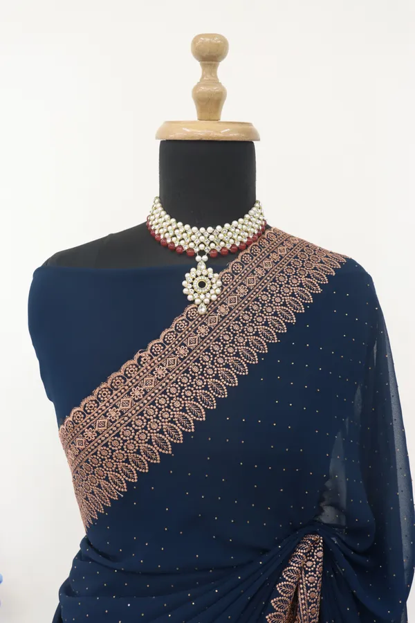 Dark_Blue_Georgette_Embroidered_Daily_Wear_Saree_For_Women
