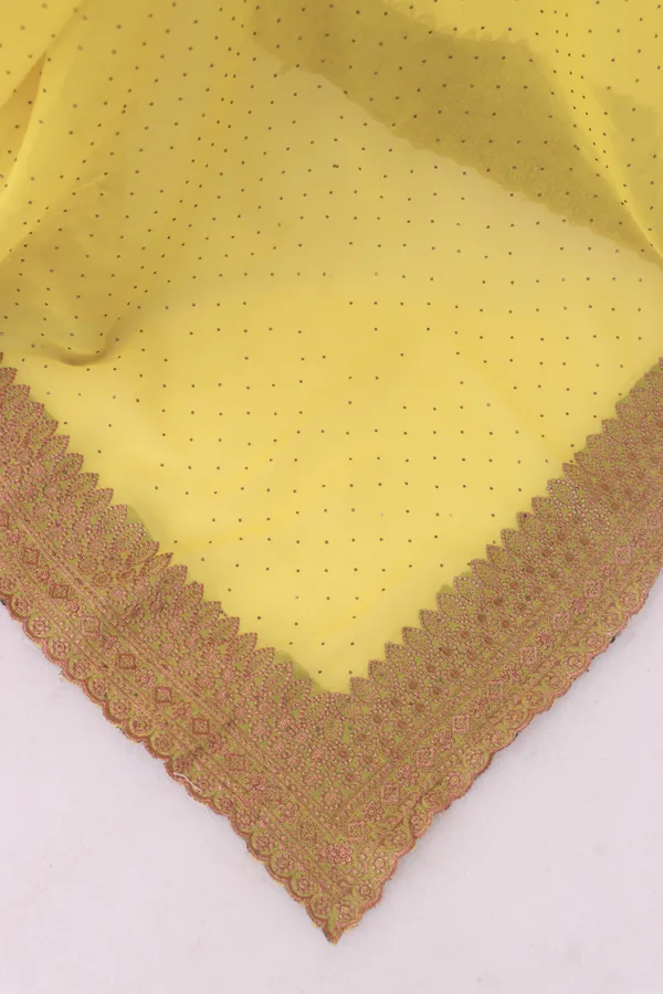 Yellow_Georgette_Embroidered_Daily_Wear_Saree_For_Women