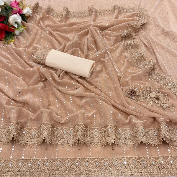 Cream_Lycra_Blend_Digital_Print_Bollywood_Saree_For_Women