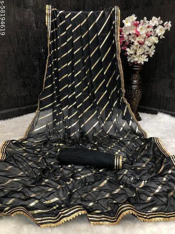Black_Lycra_Blend_Printed_Daily_Wear_Saree_For_Women