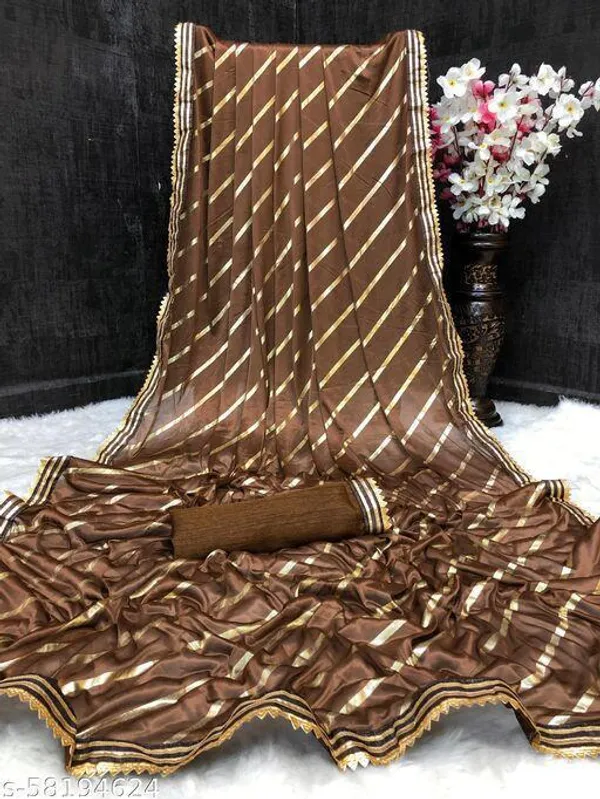 Beige_Lycra_Blend_Printed_Daily_Wear_Saree_For_Women