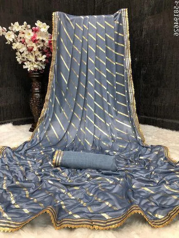 Grey_Lycra_Blend_Printed_Daily_Wear_Saree_For_Women