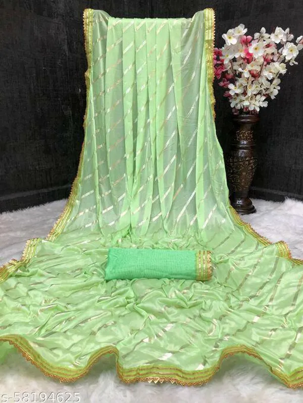 Light_Green_Lycra_Blend_Printed_Daily_Wear_Saree_For_Women