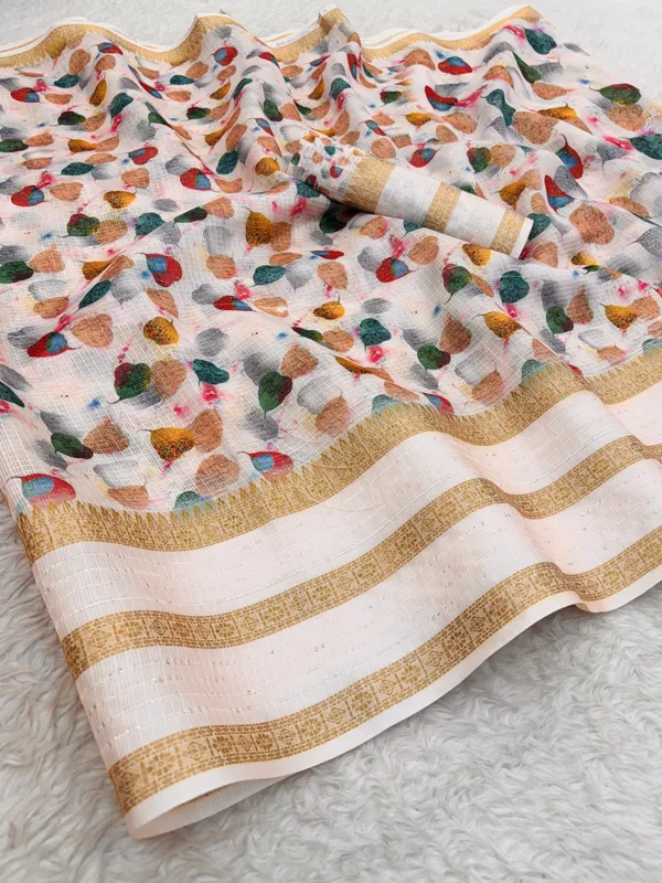 White_Cotton_Blend_Digital_Print_Daily_Wear_Saree_For_Women