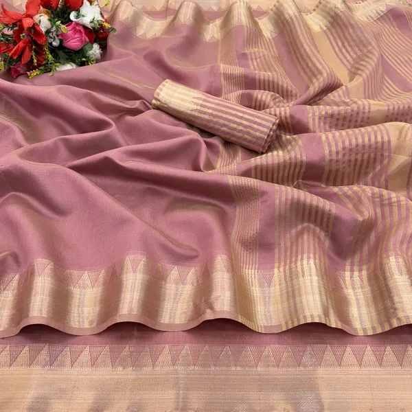Magenta_Jacquard_Self_Design_Banarasi_Saree_For_Women