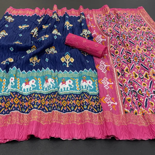 Multicolor_Muslin_Self_Design_Bollywood_Saree_For_Women