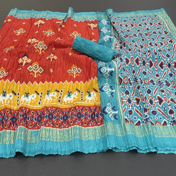 Multicolor_Muslin_Self_Design_Bollywood_Saree_For_Women