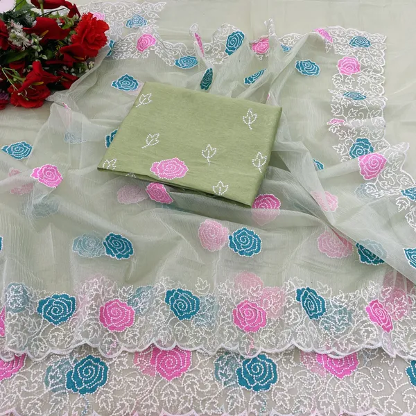 Light_Green_Organza_Embroidered_Bollywood_Saree_For_Women