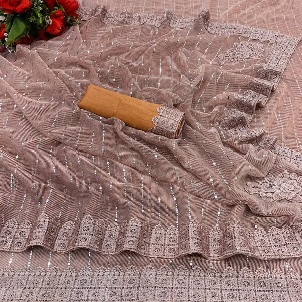 Cream_Lycra_Blend_Digital_Print_Bollywood_Saree_For_Women