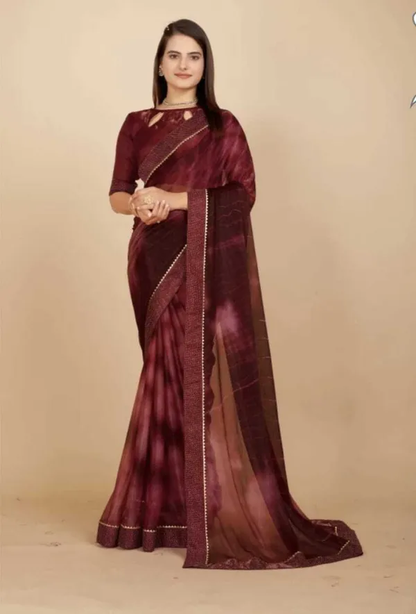 Maroon_Lycra_Blend_Printed_Daily_Wear_Saree_For_Women