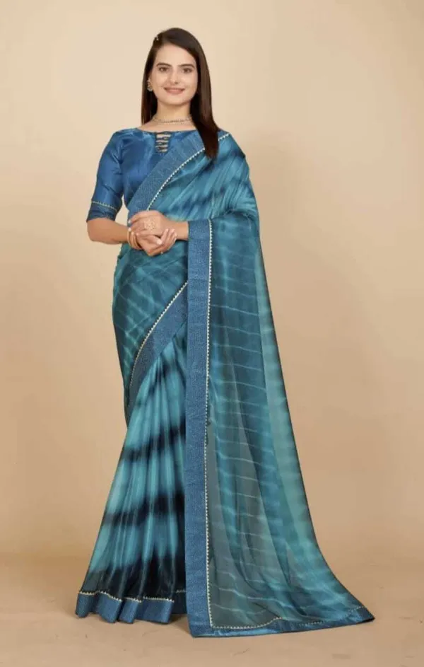 Blue_Lycra_Blend_Printed_Daily_Wear_Saree_For_Women