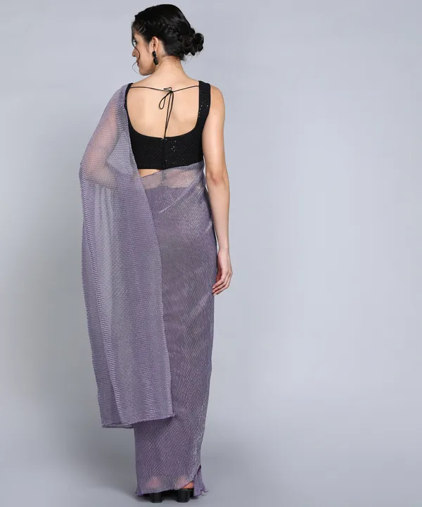 Purple_Lycra_Blend_Dyed_Bollywood_Saree_For_Women