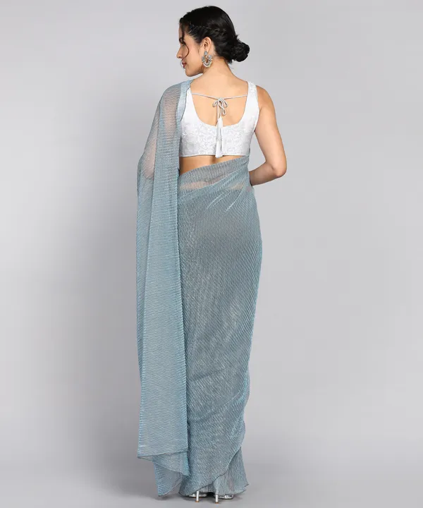 Blue_Lycra_Blend_Dyed_Bollywood_Saree_For_Women