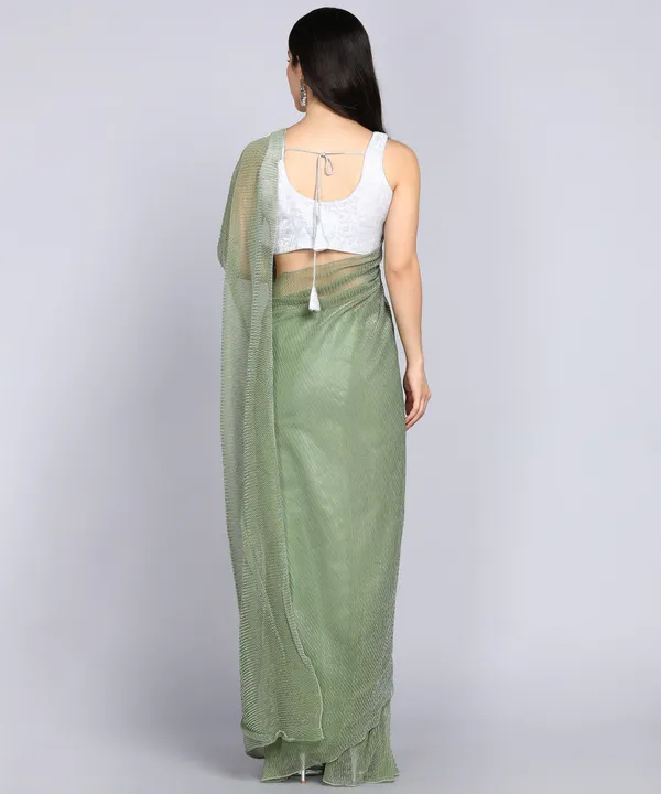 Light_Green_Lycra_Blend_Dyed_Bollywood_Saree_For_Women