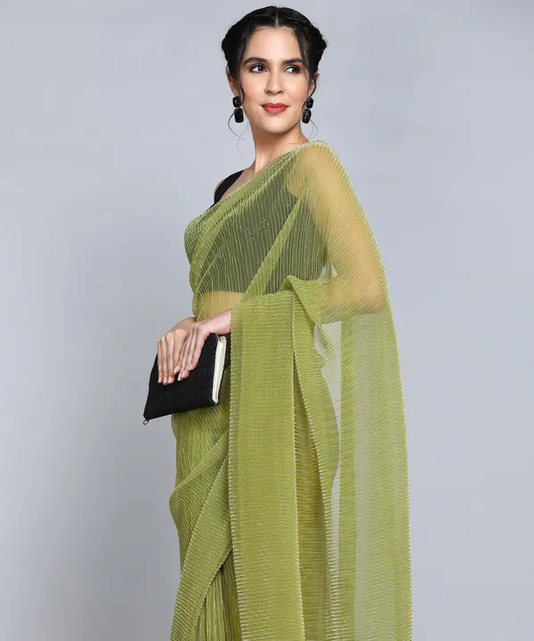 Light_Green_Lycra_Blend_Dyed_Bollywood_Saree_For_Women