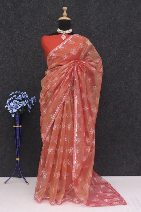 Red_Organza_Printed_Bollywood_Saree_For_Women
