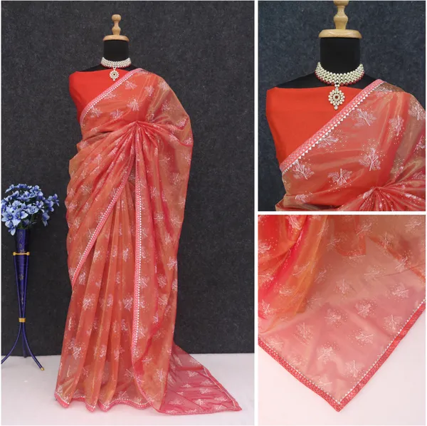 Red_Organza_Printed_Bollywood_Saree_For_Women