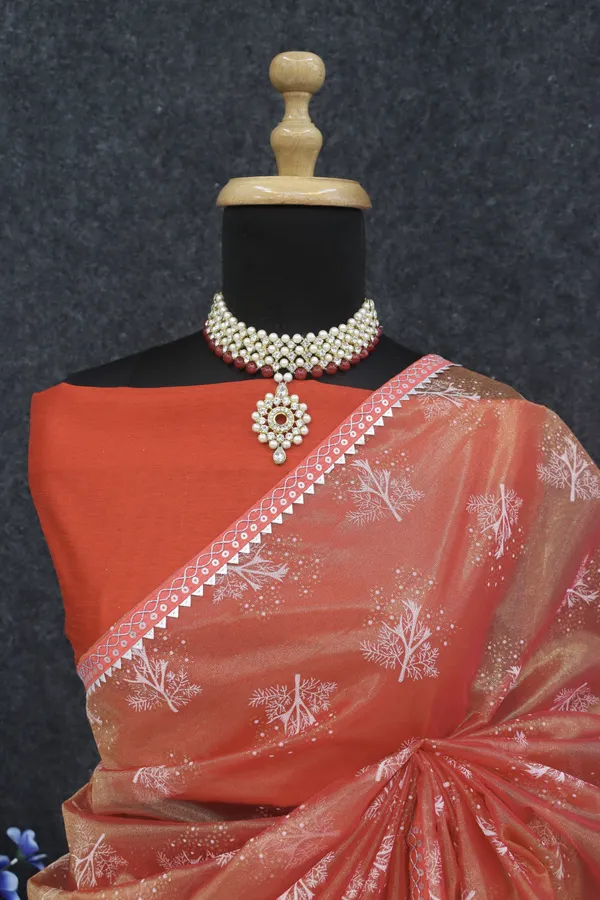 Red_Organza_Printed_Bollywood_Saree_For_Women