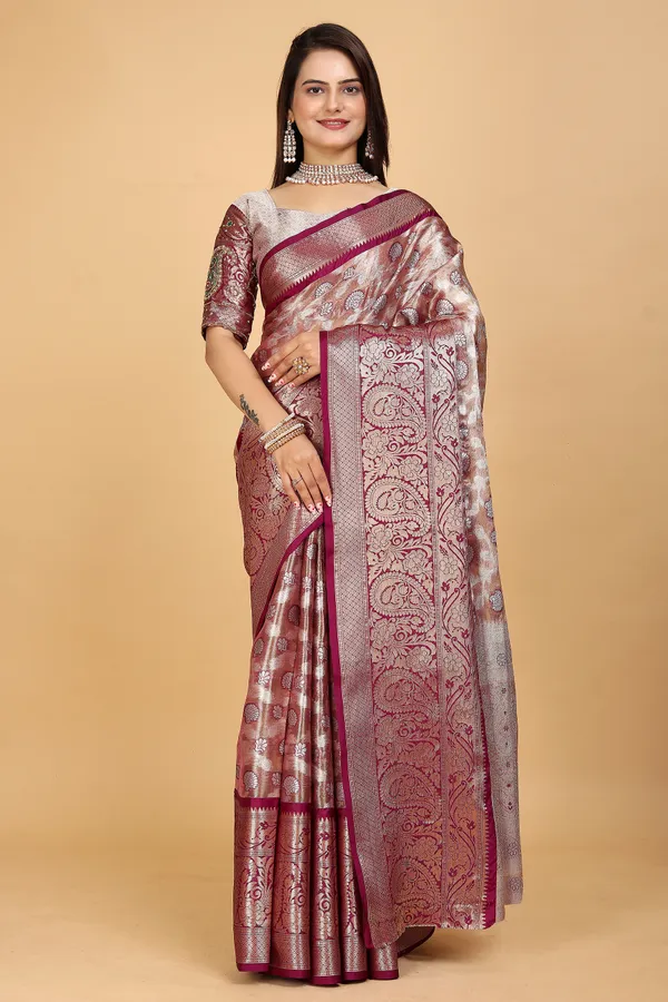 Purple_Tussar_Silk_Woven_Handloom_Saree_For_Women